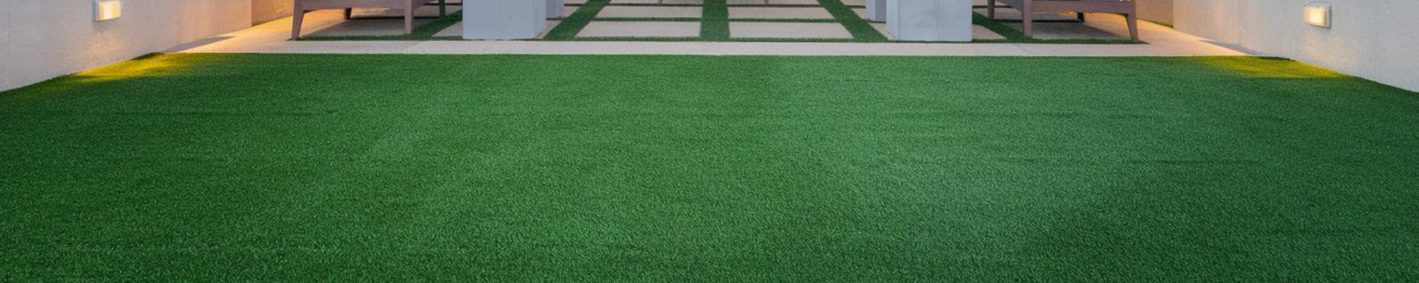 Lawn with Artificial Turf in California by The Carpet Store
